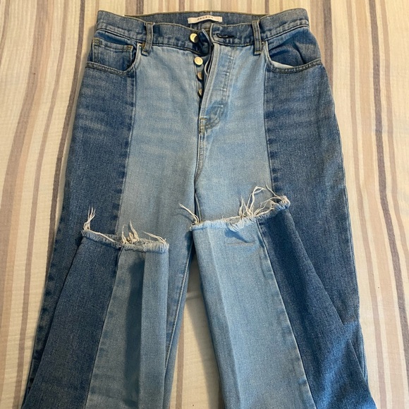 Pacsun split tone High Rise Straight jeans - Size 25 - Picture 2 of 5